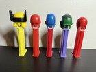 Lot Of 5 Marvel Superheroes Pez Dispensers - Spidey  Hulk   More 