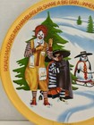 Mcdonald   s Seasons 1977 Winter Collector Plate Hamburglar Snowman Vintage 10   
