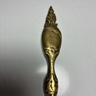 Vintage Ornate Brass Letter Opener - Antique Baroque Style Desktop 9    Paper