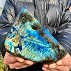 2 18lb Natural Gorgeous Labradorite Quartz Crystal Stone Specimen Healing