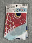 Japanese Cotton Tenugui Tapestry Hand Towel Bento Cloth Koi Nobori 33cm X 90cm