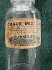 Antique Whitall Tatum Co  Glass Apothecary Lidded Jar Pharmacy Paper Label  N j 