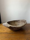Vintage Hungarian Rustic Dough Bowl     Hand Carved Wooden Trough