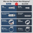 Hose Clamp Assortment Kit 5 16-2 3 4  8-70mm 