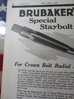 1923 Print Advertising W  L  Brubaker   Brothers Company Taps Millersburg Pa 