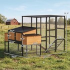 105  Large Chicken Coop  Walk-in Wooden Hen House For 7-12 Hens