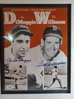 Joe Dimaggio   Ted Williams Signed Framed Magazine Jsa