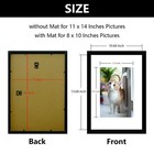 2 Pack 11x14 Picture Frame  Black Poster Frame  Photo Frame Black Wall Mounting