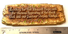 1928 A e  Mitchell Art Co Plaque Looking For The Blessed Hope And The Glorious