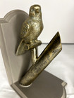 Metal Bird On A Branch Bookends Set