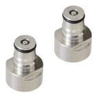 Sankey Keg Quick Connector Adapter Posts   Ball Lock Corny Keg Coupler Set