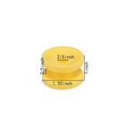 Donut Corner Post Electric Fence Insulators  Yellow  20 20  Yellow