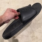 Nike Benassi Triple Black Slides Mens 13 Slip-on Sandals 343880-001 Slippers