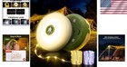 Camping String Lights 32 8ft Waterproof Rgb Led 8 Modes Portable Outdoor Decor