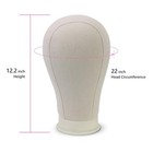 21-24 Inch Canvas Block Head Set For Wig Display Making Hair Weave And Stylin   