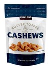 New 2-bags Kirkland Butter Toffee Flavored Cashews 24oz Bag Kosher Snackexp 6 27