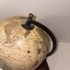 Vintage Old World Desk Globe On Stand Made In Italy 12    Rotates