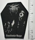 Dark Throne Transilvanian Hunger Coffin  Black Border Woven Patch