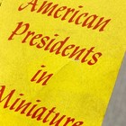 Vintage 1950 s Louis Marx American Presidents In Miniature Booklet Pamphlet Book