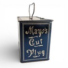 Vintage C1920 s Mayo   s Cut Plug Tobacco Advertising Tin - Lunch Box Style Tin