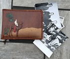 Vintage Leather Photo Album 1960s Travel Tunisia Africa Burkina Faso Camel
