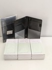 Vintage Restaurant 3-guest Check Pad Green White With 2-guest Check Holder