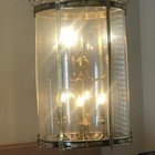 Chandelier 19th Century Antique Gilded Bronze Hall Lantern  Rococo Style