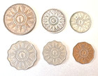 Iraq 1959 Full Set Coins 1 Fils To 100 Fils - 6 Coins   3 Silver   Km 119 - 124