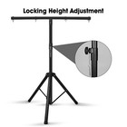 Universal Led Par Light Tripod Stand  t-bar Dj Bar Show Stage Effect Light Stand