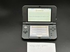 Nintendo New 3ds Xl Ll Black Console   English   Charger   Stylus-ship In 1-day
