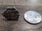 Vintage Jet Turbine Engine Tie Tack Pin Silver Tone Hat Lapel