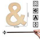12 Inch Wooden Symbol     1 4 Inch Thick Large Unfinished Wood Letter For Hom   