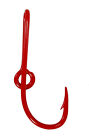 Custom Red Colored Eagle Claw Fish Hook Hat Pin Fish Hook Tie Clip