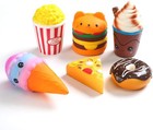 6pcs Slow Rising Squishies Squishy Toys Jumbo Squishies  Hamburger Popcorn Ca   