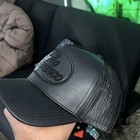 Dandy Hats Black Mesh Adjustable Trucker Fishing Hat Unisex Embroidered Logo