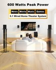 Bobtot A55 5 1 Home Theater Audio System With 5 Wired Speakers And Bluetooth