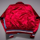 Vintage 80s Louisville Redbirds  100    paul    Team Satin Jacket Size 44 Flaw