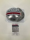 Ted Ginn Jr  Ohio State Speed Signed Mini Helmet Jsa Witness Coa