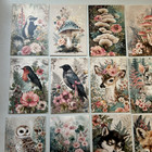 Vintage Style  flowers  Post Cards crafting scrapbooking 20 Lot Unused 4x6