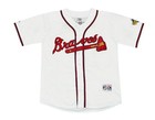 Deion Sanders Atlanta Braves 1992 World Series Home White Jersey Men s  l-xl 