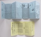 Lot Of 4 Vintage 1956 Public Service New Jersey Psnj Bus Timetables Red Bank Nj