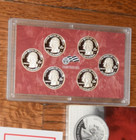 2009 Us Mint Silver Quarter Proof Set 6 Coin W  Box   Coa