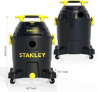 Shop Vac 10 Gallon Wet Dry Vacuum Cleaner 6 Peak Hp Built-in Drain 