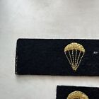 Original 1960s Vietnam Skydiving Paratrooper Parachute Patch Airborne Felt  Gold