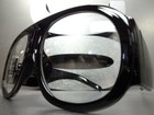 Oversized Exaggerated Retro Clear Lens Eye Glasses Super Thick Huge Black Frame