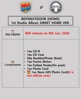 Boynextdoor Home 1st Studio Album Sweet Home Ver  cd photo Book poster card gift