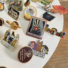 Lot 80 Pins Vintage Modern Corporate Travel Volunteer Mixed