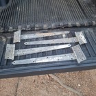 Huge Vintage Set Of 4 Stanley Steel Barn Door Strap Gate Iron Hinges 26 5 