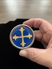 Westminster Abbey Enterprises Patonce Blue Cross Pill Box