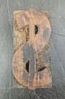 Letterpress Printing Block Ampersand Dollar Sign Period 2  Vintage Metal   Wood